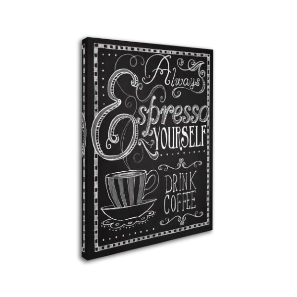 Fiona Stokes-Gilbert 'Espresso Yourself' Canvas Art,35x47